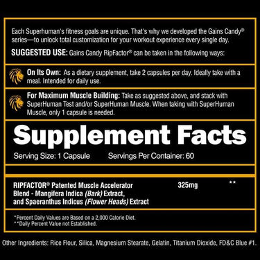 GAINS CANDY™ Ripfactor - Increase Muscle Strength & Size†FG